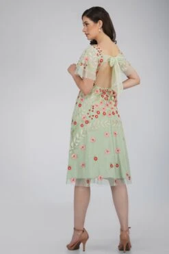 Calla Sage Green Embroidered Dress -Lace & Beads 10 2 d2d46814 3190 4104 9b77 0158bcf42b3a