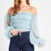 Rolf Top In Teal -Lace & Beads 14