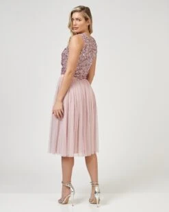 Picasso Pink Sequin Top -Lace & Beads 190314LBD KLK 1114