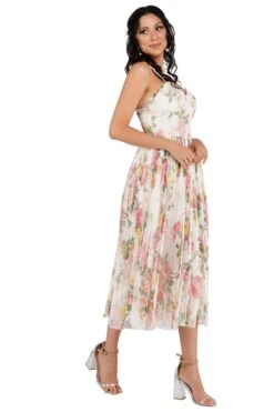 Dane Floral Tulle Corset Midi Dress -Lace & Beads 1 4 1994251c 1e52 4063 8061 8c46b813d435