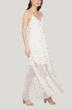 Poppy Mesh Midi Dress In Pink -Lace & Beads 30 06a8ebd2 a279 4c35 b4cd e6d0ee122c08