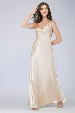 Sienna Champagne Bridesmaid Dress -Lace & Beads 3 23 Copy