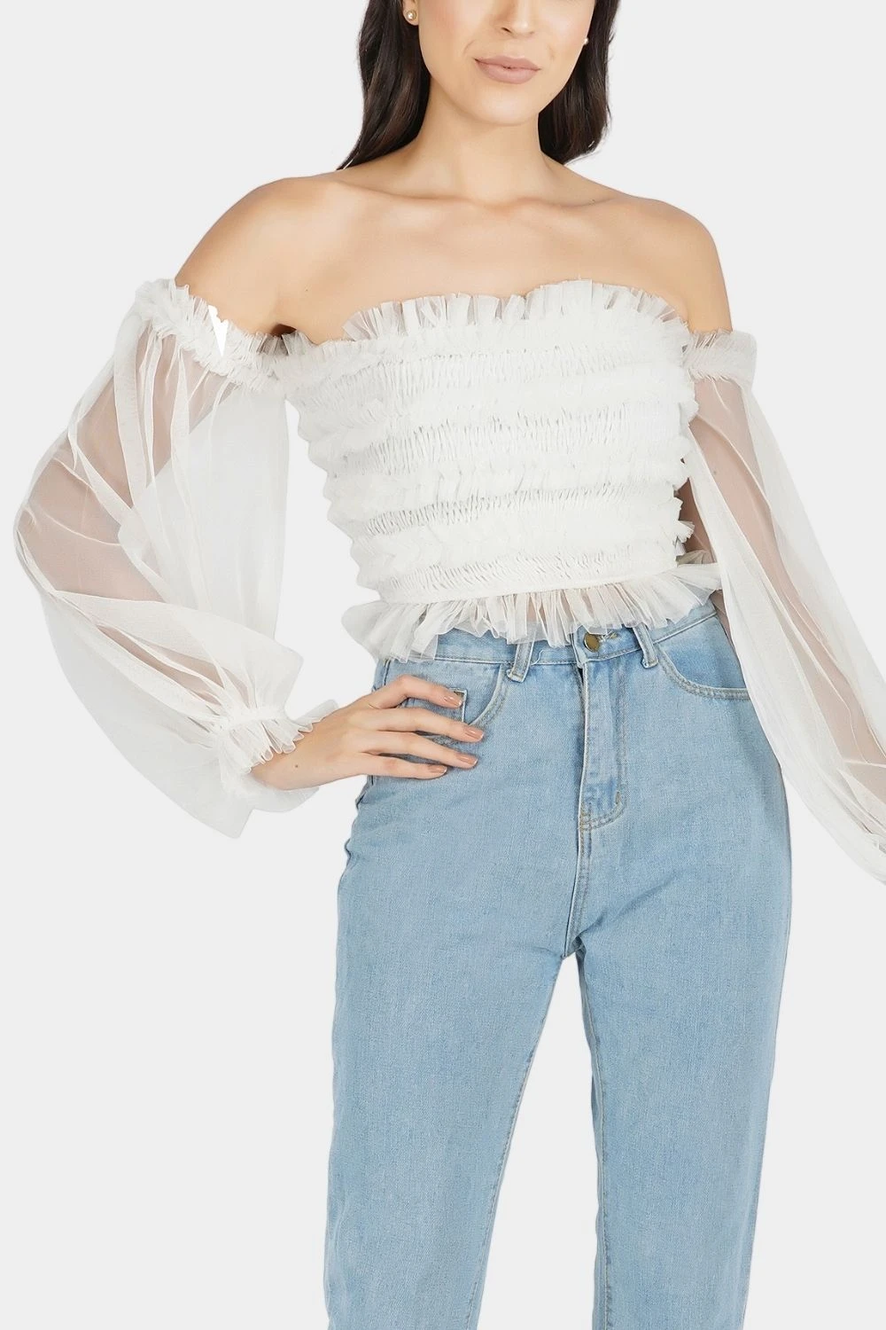 Rolf Top In White 4 Rolf Top In White - Image 2