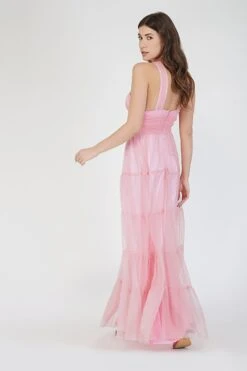 Dreamy Pink Crisscross Front Maxi Dress 9 Dreamy Pink Crisscross Front Maxi Dress -Lace & Beads 3 5 f7e197fc cff9 40b2 aadc 934612d404d6