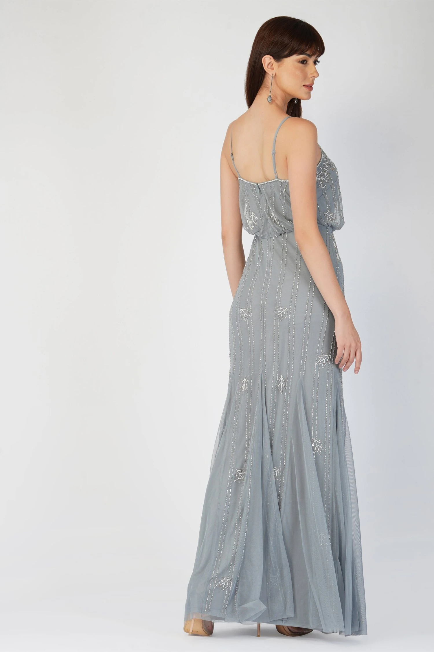 Keeva Blue Grey Bridesmaid Dress 6 Keeva Blue Grey Bridesmaid Dress - Image 4