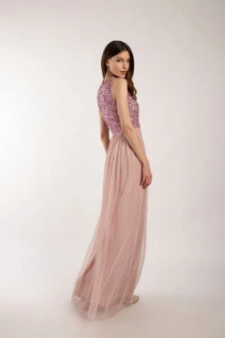 Picasso V Embellished Pink Bridesmaid Dress -Lace & Beads 5 5 Copy