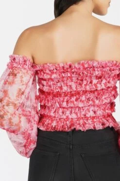 Rolf Top In Red Print -Lace & Beads 5 649f2514 c19e 468a 8d78 4b3b0cb71a05