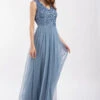 Picasso V Embellished Blue Bridesmaid Dress -Lace & Beads 5 8 Copy