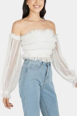 Rolf Top In White 9 Rolf Top In White -Lace & Beads 5 a26a7d7e 07fb 47fa be4c 9da22f218671