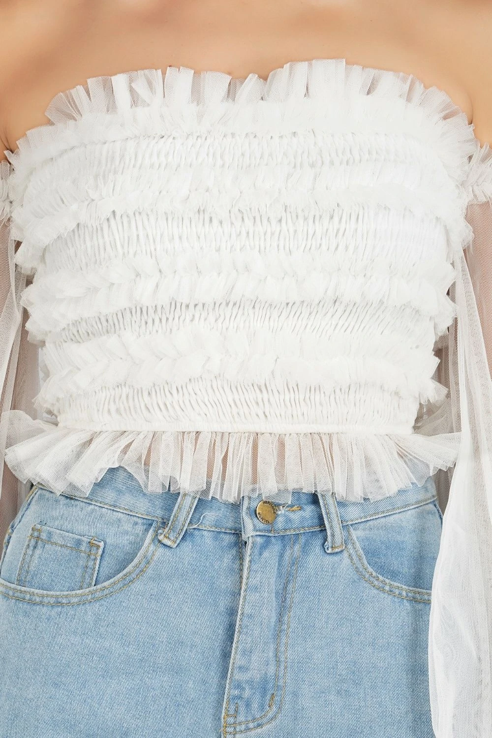 Rolf Top In White 7 Rolf Top In White - Image 5