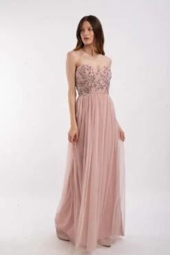 Riva Embellished Corset Maxi Dress In Pink -Lace & Beads 8 3182e687 ab27 4cec 8e06 1b2495675caa