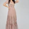 Azalea Dusty Pink Embroidered Dress 1 Azalea Dusty Pink Embroidered Dress -Lace & Beads AzaleaLB L 097 4 edited