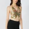 Butterfly Top In Gold