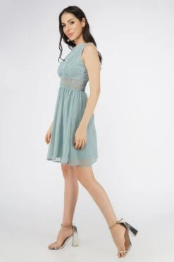 Cherelle Skater In Light Teal -Lace & Beads CherelleSkater 4
