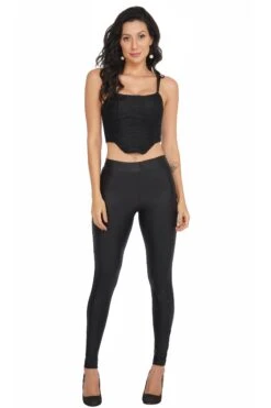 Devon Black Lace Corset Top -Lace & Beads DevonTop 3