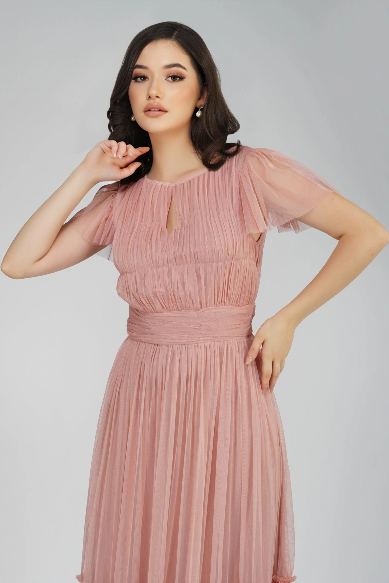 Diva Mink Tulle Bridesmaid Dress 5 Diva Mink Tulle Bridesmaid Dress - Image 3