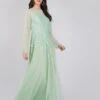 Luciene Long Sleeve Embellished Maxi Dress In Mint -Lace & Beads FairyTaleDresses 34 147573b8 1927 4a27 9324 6ad9d5eaee8a