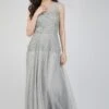 Lilith Floral Embellished Maxi Dress In Grey 1 Lilith Floral Embellished Maxi Dress In Grey -Lace & Beads FairyTaleDresses 42 edited