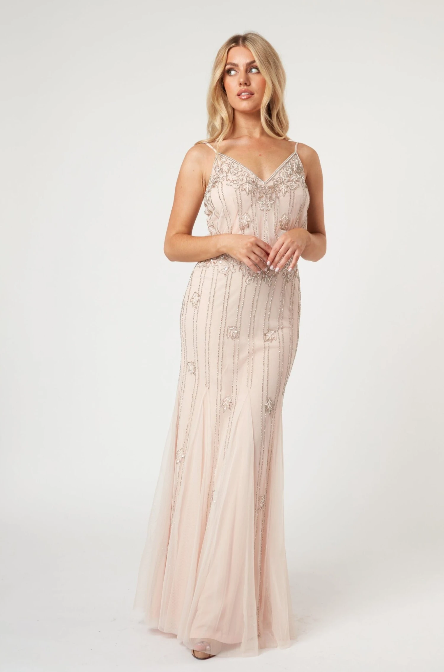 Keeva Nude Blush Bridesmaid Dress 13 Keeva Nude Blush Bridesmaid Dress - Image 11