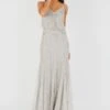 Keeva Light Grey Bridesmaid Dress