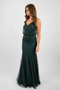 Keeva Green Bridesmaid Dress 12 Keeva Green Bridesmaid Dress -Lace & Beads KeevaMaxiGreen 7