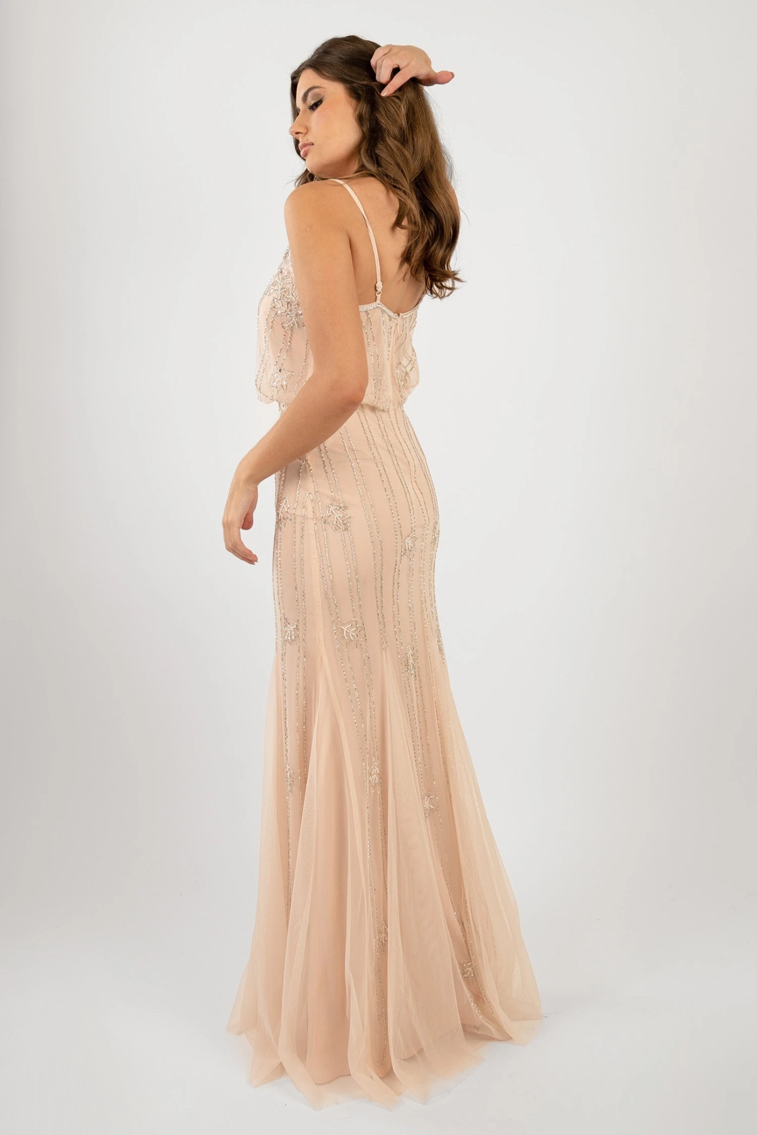 Keeva Nude Blush Bridesmaid Dress 5 Keeva Nude Blush Bridesmaid Dress - Image 3