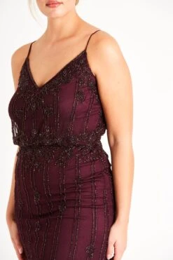 Keeva Embellished Mini -Lace & Beads LNB3268BRG 3