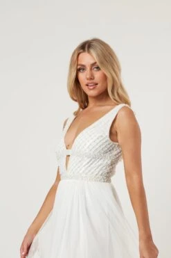 Myla Pearl Beaded Wedding Dress -Lace & Beads LaceandBeads1277