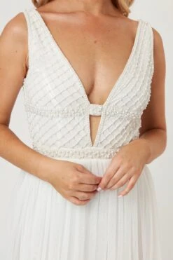 Myla Pearl Beaded Wedding Dress -Lace & Beads LaceandBeads1288