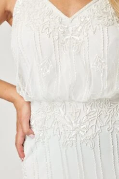 Keeva Wedding Dress In White -Lace & Beads LaceandBeads593