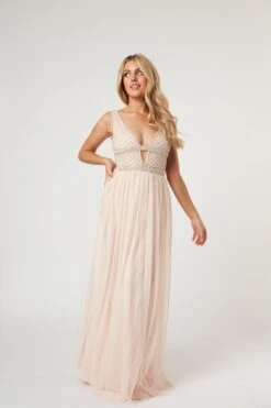 Myla Nude Embellished Maxi Dress 19 Myla Nude Embellished Maxi Dress -Lace & Beads LaceandBeads891