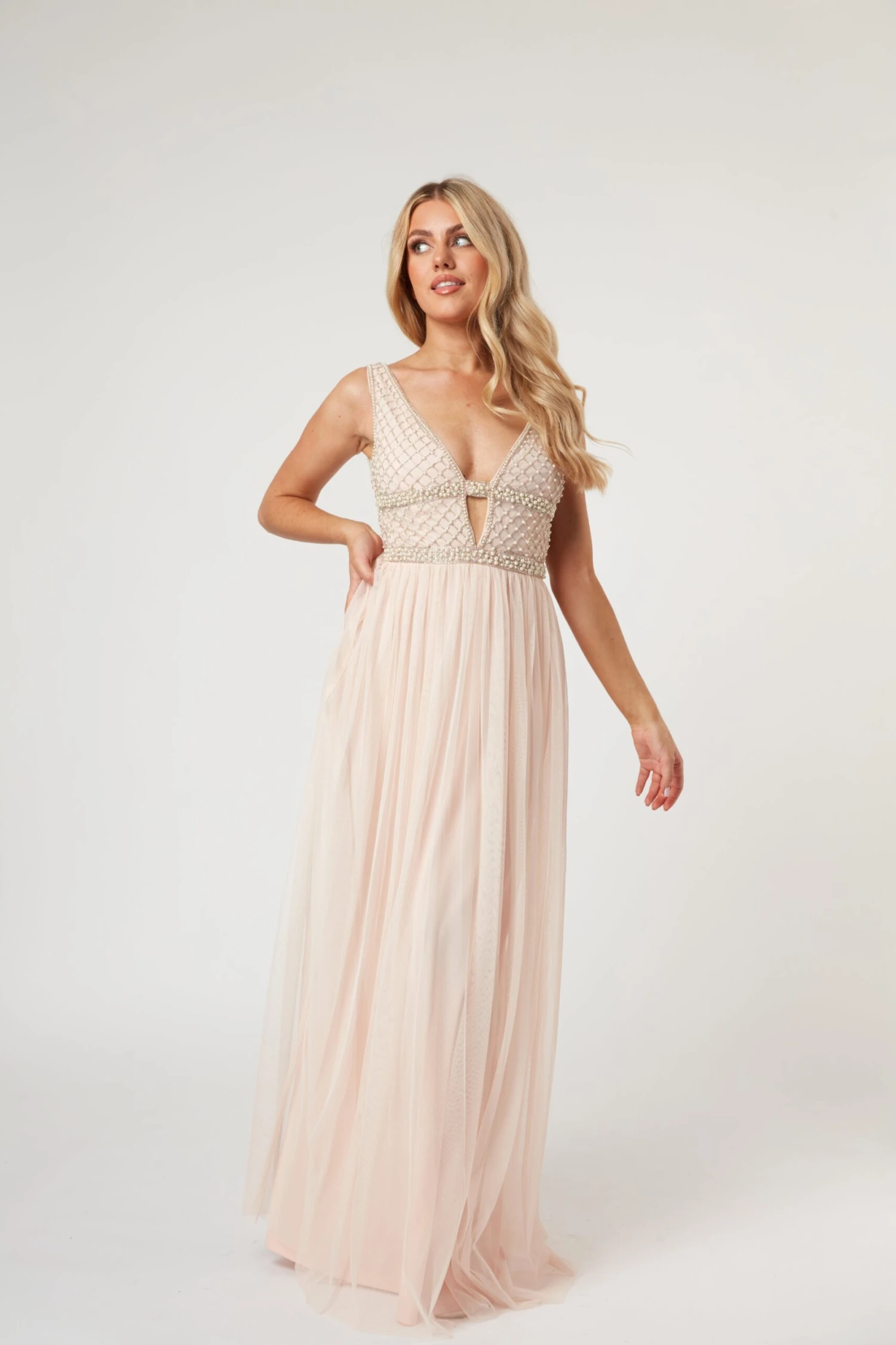 Myla Nude Embellished Maxi Dress 9 Myla Nude Embellished Maxi Dress - Image 7