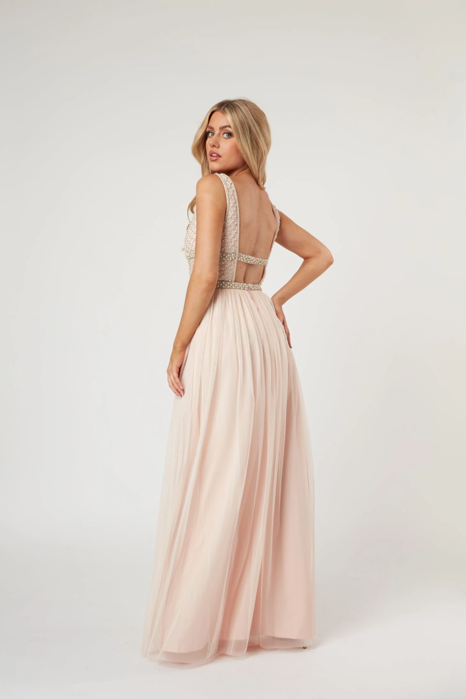 Myla Nude Embellished Maxi Dress 13 Myla Nude Embellished Maxi Dress - Image 11