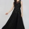 Lilith Floral Embellished Maxi Dress In Black -Lace & Beads LilithBlack 3 edited