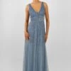 Lorelai Dusty Blue Embellished Maxi Dress
