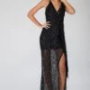 Nair Black Sequin Maxi Dress -Lace & Beads NairBlack 5