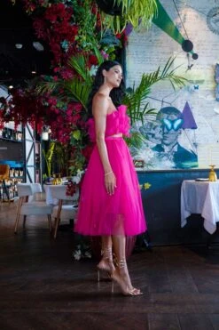 Nyra Tulle Skirt In Hot Pink -Lace & Beads NyraBrightPink 3 87a1cbcd 45fc 4486 99ce 91c5a646c0fa