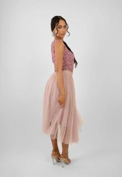 Cleo Pink Tulle Midi Skirt -Lace & Beads PicassoTopinPinkwithSkirtinPink 5 60ece733 088b 4aa0 8b6b 216769a78de1