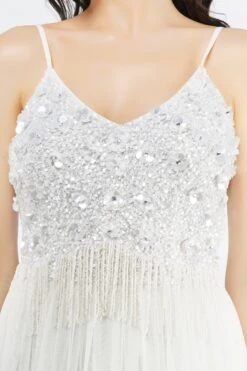 Riri White Tulle Mini Dress 12 Riri White Tulle Mini Dress -Lace & Beads Riri 6