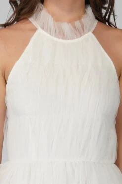 Safa Bridal Tulle Gown In Ivory -Lace & Beads SafaMaxi 6