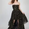Shiloh Star Printed Tulle Dress In Black -Lace & Beads ShilohMaxi 5