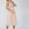 Sprinkle Blush Pink Bridesmaid Midi Dress -Lace & Beads SprinkleNude 7 Copy 5838693e f2fe 41f4 938a 5adefcbf7fc3