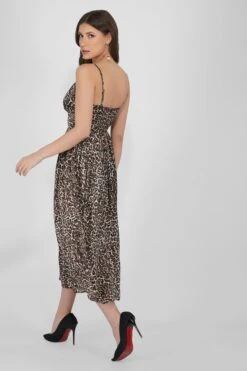 Tanya Strappy Satin Midi Dress -Lace & Beads TanyaDress 1