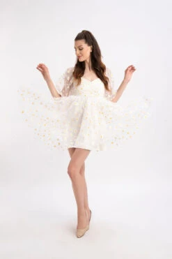 Daisy Tulle Mini Dress -Lace & Beads daISY 1 Copy