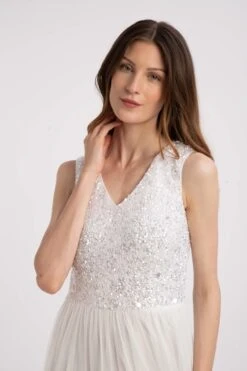 Picasso V Embellished Wedding Dress 12 Picasso V Embellished Wedding Dress -Lace & Beads embellishedbridalmaxidress 2