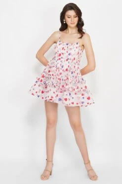 Bethan Mini In Glitter Rainbow Heart -Lace & Beads image003 1