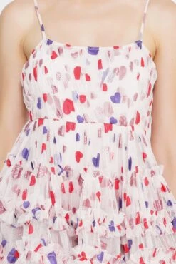 Bethan Mini In Glitter Rainbow Heart -Lace & Beads image007 1