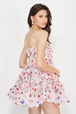 Bethan Mini In Glitter Rainbow Heart -Lace & Beads image008 1