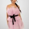 Nash Pink Tulle Mini Dress -Lace & Beads nASHmINIdRESS 5 edited
