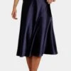Sophie Navy Satin Skirt 2 Sophie Navy Satin Skirt -Lace & Beads websiteimages 15